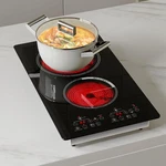 2000W 12 Inch Two Burner Electric Cooktop Stove Estufa Ctrica De M. Fixed Price $233.99.