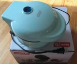 Dash Mint Non Stick Deluxe Waffle Bowl Maker 750 Watts Nib Unprocess Your Food!. Fixed Price $39.99.