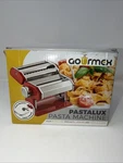 Gourmex Pastalux Manual Maker Roller W/ Clamp Red. Fixed Price $37.99.