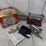 Imperia Italian Made Manual Pasta Machine Maker Stainless Steel Complete - Clean. Fixed Price $34.99.