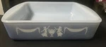 Glasbake J 247 Made Usa Casserole Baking Dish - Cameo Blue. Fixed Price $24.50.