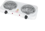 Emerald Electric Double Burner -white. Fixed Price $39.99.