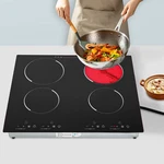 4-BURNERS Cooktop Kitchen Stove Ceramic Electric Cooking 3000W. Fixed Price $153.64.