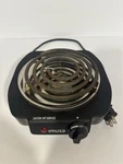 Imusa GAU-80305 1100W Electric Single Burner Black. Fixed Price $11.99.