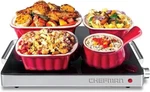 Chefman Compact Glass Top Warming Tray With Adjustable Temperature Control-black. Fixed Price $19.99.