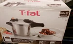 T-fal 6QT Stainless Steel Pressure Cooker With Steam Basket Stand New Box. Fixed Price $56.99.