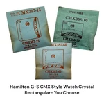 Hamilton Watch Crystal 1 G-s Cmx Style Rectangular Your Choice Vtg Nos. Fixed Price $10.99.