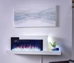 Napoleon Stylus Cara Elite Wall Hanging Electric Fireplace, NEFP32-5019W-IOT. Fixed Price $1385.10.