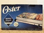 New/open Damaged Box*oster Triple Station Buffet SERVER*3-2.5 QT.*CKSTBSTW00NP1. Fixed Price $80.32.