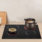 4-BURNERS Cooktop Electric Kitchen Stove Ceramic Cooking 3000W. Fixed Price $181.05.