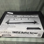 Broil King Professional Triple Buffet Server / Warming Tray TBS-3 New Box. Fixed Price $49.00.