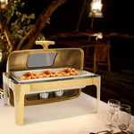 9L Buffet Server Bbq Chafing Dishes Rectangular Stainless Warming Trays Kitchen. Fixed Price $110.25.