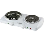 Brentwood TS-368 Electric 1500W Lightweight Double Burner Spiral (white). Fixed Price $53.99.