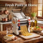 Automatic Electric Pasta Maker Noodle Machine 12 Shapes Dough Mixer. Fixed Price $245.00.