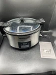 Maxi-matic Elite Platinum 8.5-QUART Stainless Steel Programmable Slow Cooker. Fixed Price $74.99.