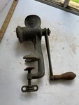 Vintage Cast Iron Crank Handy Meat Fruit Food Grinder Feeney Patent. Fixed Price $24.99.