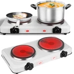 Portable Electric Infrared Dua Burner Stove 1800W Countertop. Fixed Price $50.68.