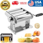 Stainless Steel Fresh Pasta Maker Roller Machine For Spaghetti Noodle Fettuccine. Fixed Price $26.98.