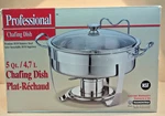 Tramontina Professional 5 Quart Stainless Steel Chafing Dish. Fixed Price $88.22.