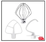 3-PIECE Attachments For Kitchenaid Tilt-head Stand Mixer, Accessories Stainl. Fixed Price $25.40.