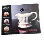 Deni Electric Ceramic Gravy Boat Warmer & Base Pour Sauces Syrup Dressings Dips. Fixed Price $14.88.