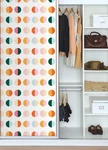 Bright Side Peel Stick Wallpaper Geometric Dots Nursery Pink Rainbow Brewster. Fixed Price $13.99.
