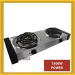 Electric Stove Double Burners Countertop Portable Stainless Steel Body New. Fixed Price $39.99.