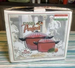 Vintage Pasta Perfect Non-stick Pot Set Nos Box W/ Recipe Book. Fixed Price $20.00.