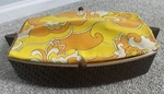 Vintage Salton Bun Bread Warmer Sun Swirl Cover Mid Century Mod Design Works. Fixed Price $25.00.