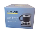 New Cosori Coffee Warmer & Mug Set CO162-CWM Heats Beverages Soup Sauces 24WATT. Fixed Price $18.99.