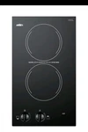 Summit 12" Smoothtop Electric Cooktop Burners Black Built In CR2220B. Fixed Price $239.99.