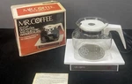 Mr. Coffee Model WD-12 Carafe Decanter Warmer White Cup Unused Open Vintage. Fixed Price $41.95.
