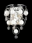 Lite Source EL-10077 Bubbles 6 Light 12 Inch Chrome Wall Sconce. Fixed Price $390.00.