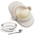 Mumsung Empanada Maker Press, Inch Extra Large Dumpling Set 5", White. Fixed Price $28.17.