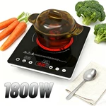 8" Electric Infrared Cooktop Single Burner Hot Plate Ceramic Stove 1800W. Fixed Price $50.39.