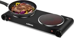 Portable 1800W Infrared Double Burner Cooktop Fast Heat-up, All Cookware Compa. Fixed Price $108.99.