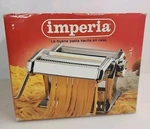 Imperia Pasta Maker Model 150 Machine Chromed Steel Italy Complete. Fixed Price $39.99.