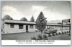 Postcard Hamilton Motel, The Dalles Oregon 1955 D387. Fixed Price $5.47.