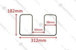 Rowenta Tefal Heating Element 312MM 1200W 240V Supergrill Xl Plate GR461B GC461B. Fixed Price $31.99.