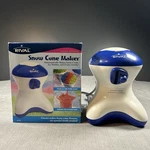 Rival Frozen Delights Ice Shaver Snow Cone Maker Model IS350 Blue In Box Tested. Fixed Price $20.00.