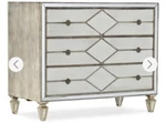 Hoooker Furniture Bedroom Sanctuary Queen Of Diamonds Bachelorette Chest. Fixed Price $2000.00.