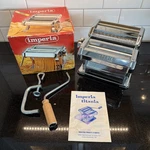 Imperia Pasta Maker Machine SP-150 Made Italy Chromed Stainless Steel. Fixed Price $42.72.