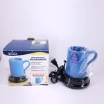 Rival Coffee Beverage Warmer With 8 Oz Ceramic Mug Blue. Fixed Price $12.95.