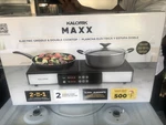 New Kalorik Maxx 2-IN-1 Electric Griddle Double Cooktop 500 F Dual Burner. Fixed Price $50.00.