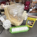 Popeil P400 Automatic Electric Pasta Maker With Dies & Instruction Booklet. Fixed Price $55.99.