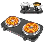 2000W Portable Kitchen Electric Double Burner Hot Plate Cooktop Cooking Stove. Fixed Price $22.89.