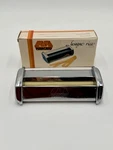 Vtg Marcato Lasagne Ricce 12MM Pasta Cutter Attachment Atlas Made In Italy W Box. Fixed Price $22.99.