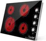 30 Inch Built-in Electric Ceramic Glass Cooktop, 4 Burners, 7200W Total Power. Fixed Price $230.17.