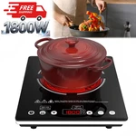 Nafewin 1800W Single Burner Electric Cooktop Portable Family Countertop Plug. Fixed Price $49.99.