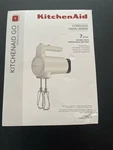 Kitchenaid Cordless Hand Mixer Model KHMR762PL Speed Porcelain White. Fixed Price $98.00.